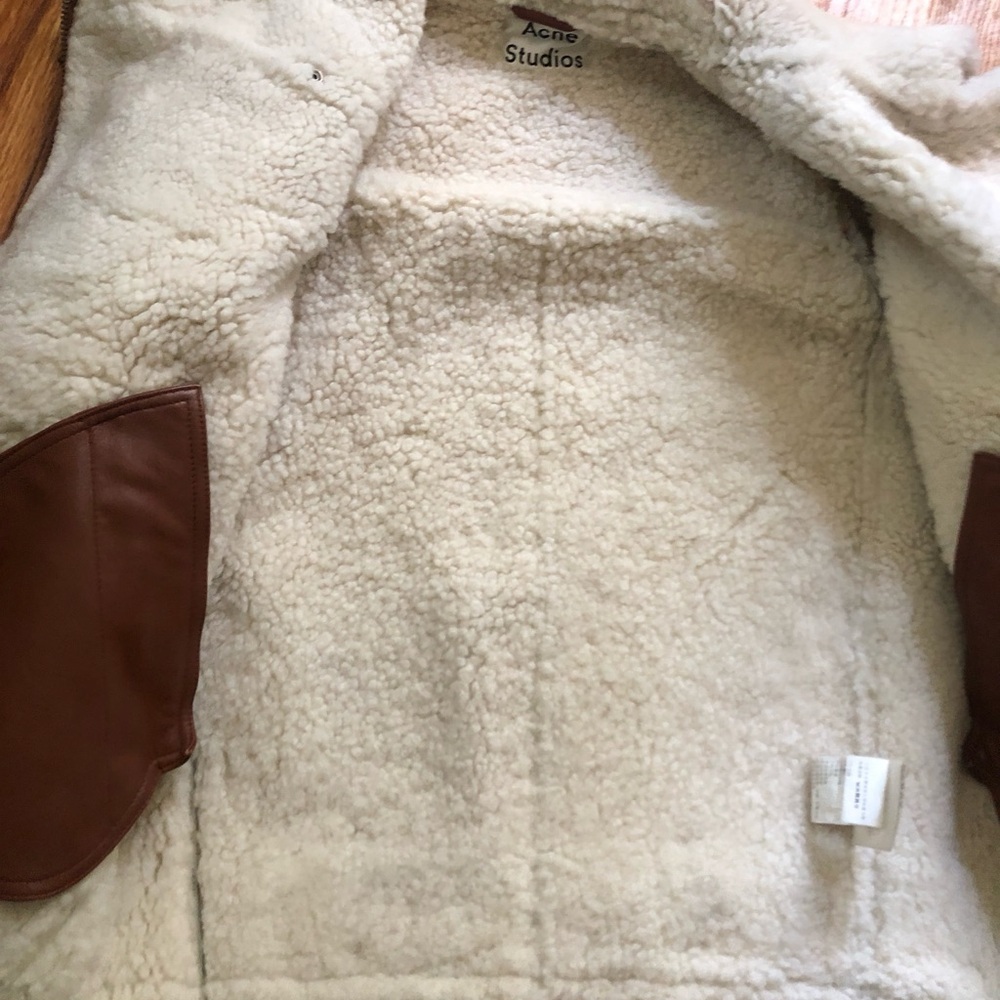 Acne studios shearling jacket - Picture 6 of 11